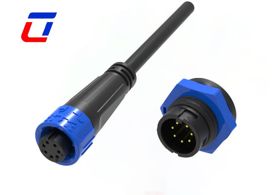 Niedrigspannung 300V M16 7-Pin-Daten-Schnellanschluss IP67 wasserdicht männlich weiblich