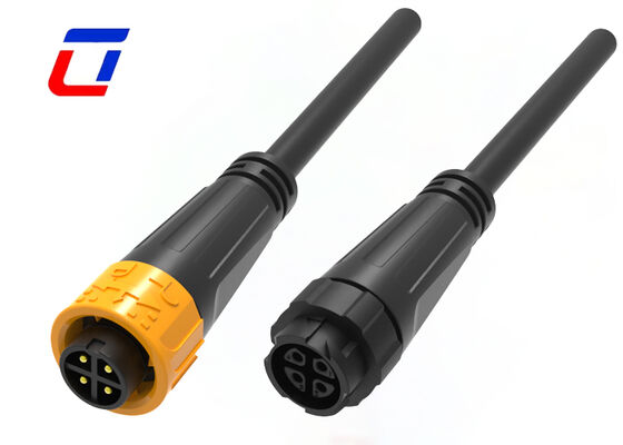 10A M16 4 Pins IP67 Stromanschluss 300V Mann zu Frau Wasserdichtes Schnellanschluss