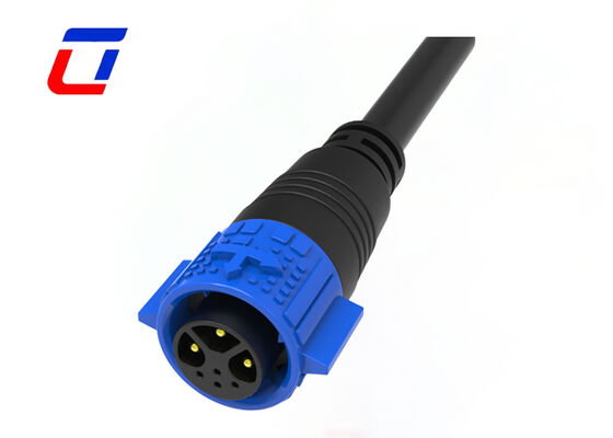 15A+5A M19 3+4 Pin IP67 Steckverbinder 300V Wasserdichte Stromsignaldrahtverbindung