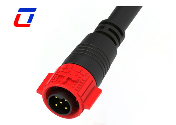 20A 5 Pin Power Wasserdichtes Kabelanschluss M19 Industrie männlich weiblich Schlagschlossanschluss