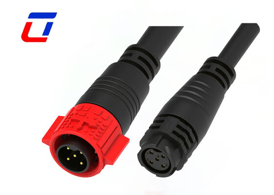 20A 5 Pin Power Wasserdichtes Kabelanschluss M19 Industrie männlich weiblich Schlagschlossanschluss