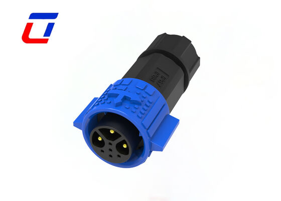 20A M19 3+5 Pin Messing Goldplattiert Kreisverbindung 300V Multi-Pin Steckdose