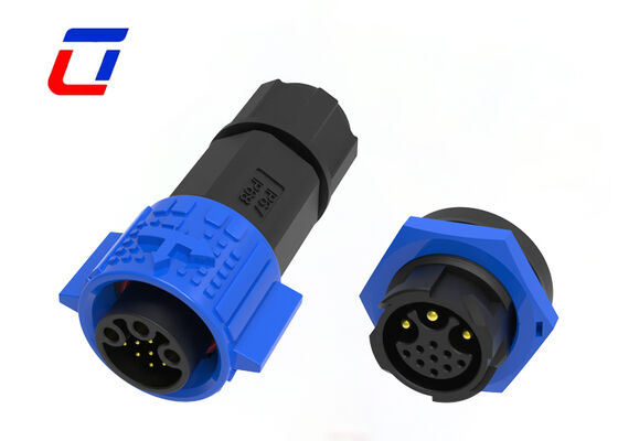 IP67 15A+5A M19 Wasserdicht Multi-Pin-Anschluss 3+9 Pin Strom-Datenanschluss Außen