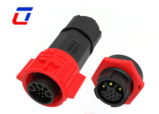 IP67 15A+5A M19 Wasserdicht Multi-Pin-Anschluss 3+9 Pin Strom-Datenanschluss Außen
