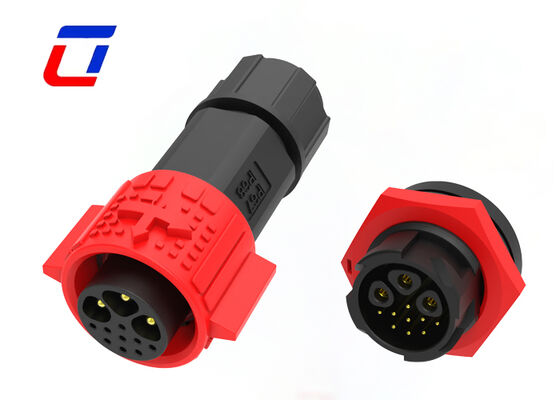 IP67 15A+5A M19 Wasserdicht Multi-Pin-Anschluss 3+9 Pin Strom-Datenanschluss Außen