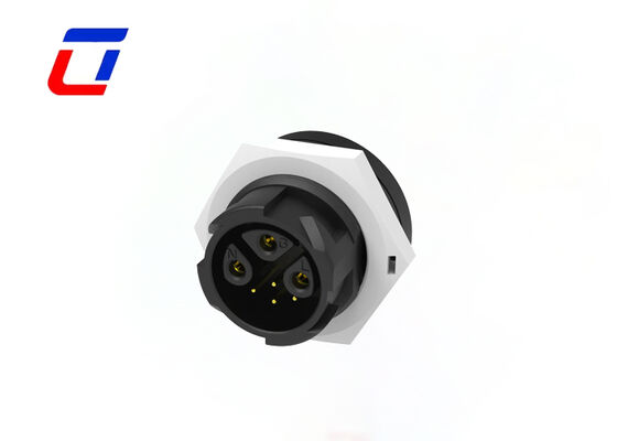 15A+5A wasserdichte Multi-Pin-Anschlüsse 3+4 Pin M19 Push Lock Kabel an Bordanschluss
