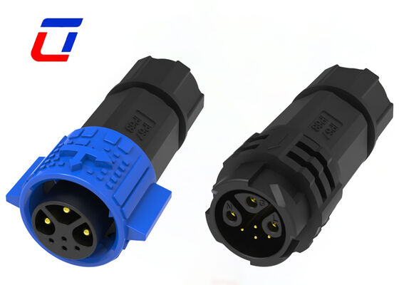 15A+5A wasserdichte Multi-Pin-Anschlüsse 3+4 Pin M19 Push Lock Kabel an Bordanschluss