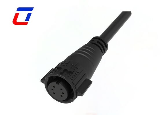 Niedrigstrom 10A Schnellverschluss-Steckverbinder M19 6-polig Daten 300V wasserdichter Steckverbinder