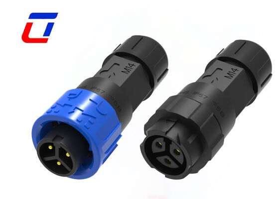 10A M16 3-Pin-Stromanschluss Wasserdicht 300V Draht-zu-Draht-Kreislaufanschlüsse