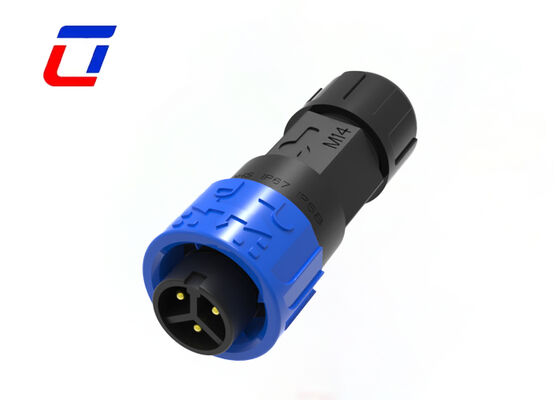 10A M16 3-Pin-Stromanschluss Wasserdicht 300V Draht-zu-Draht-Kreislaufanschlüsse