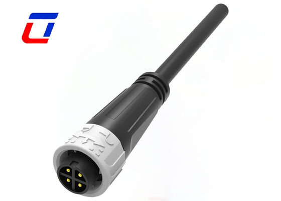 M16 Push Lock Elektrische Stecker Buchse Outdoor Wasserdichter Stecker 10A 4 Pin