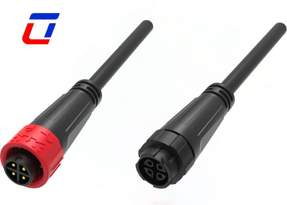 M16 Push Lock Elektrische Stecker Buchse Outdoor Wasserdichter Stecker 10A 4 Pin