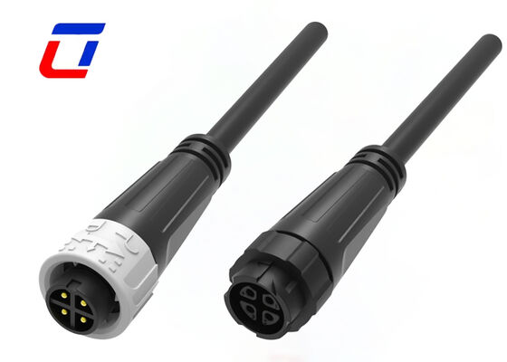 M16 Push Lock Elektrische Stecker Buchse Outdoor Wasserdichter Stecker 10A 4 Pin