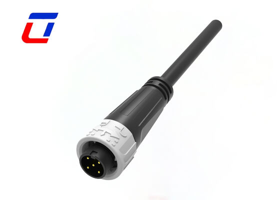 Wasserdichtes Außenkabelanschluss 8A 125V Schubverriegelung M16 5 Pins Stromanschluss