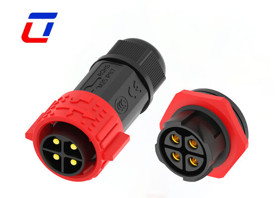Hochstrom 50A M25 4-Pin-Konnektor PA66 aus Kunststoff