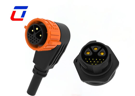 3+13 Pin M25 Mehrfachsteckverbinder Stecker Buchse PA66 Wasserdicht 300V Push-Lock-Steckverbinder