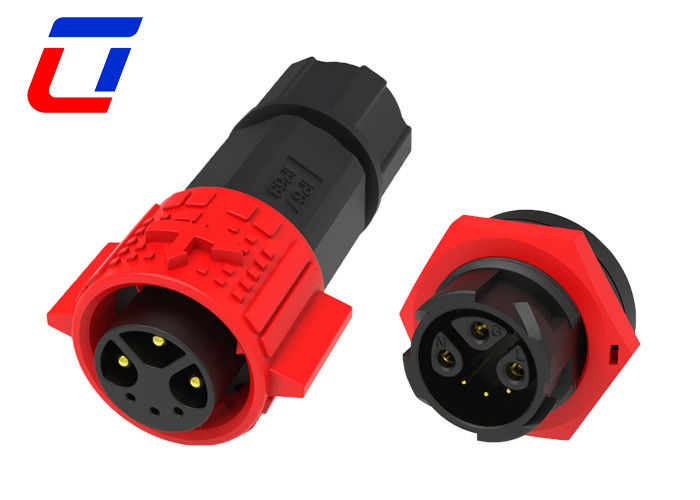 M19 Elektrische Multi-Pin-Anschlüsse Wasserdicht Draht zum Brett 300V mit Schubverriegelung
