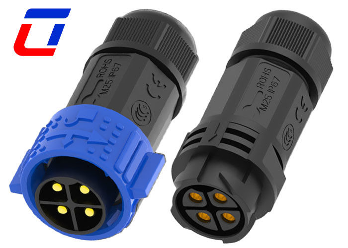 Wasserdichtes Steckverbinder IP67 600V mit Druckverschluss