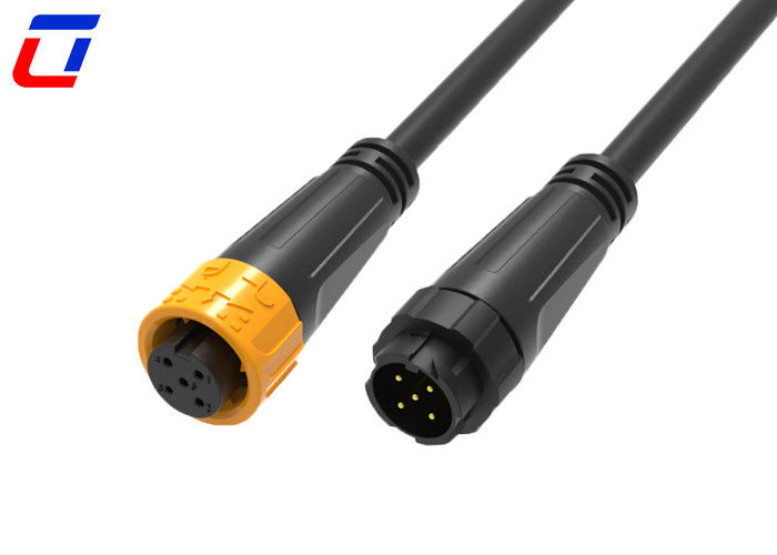 M16 5 Pin 300V Wasserdichtes Kreislaufanschluss IP67 für schwere Anwendungen