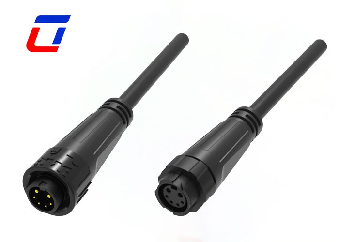 Wasserdichte Multi-Pin-Anschlüsse M16 2+4-Pin-Nylondrahtanschlüsse für industrielle Sensoren