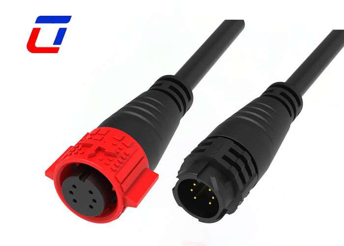 M19 6-poliger IP67 Stecker/Buchse, staubdicht, wasserdicht, für Signal