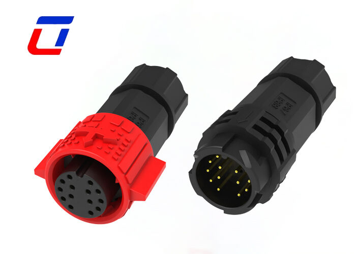 14-poliger wasserdichter Stecker und Buchse M19 Rundsteckverbinder für Niederspannung