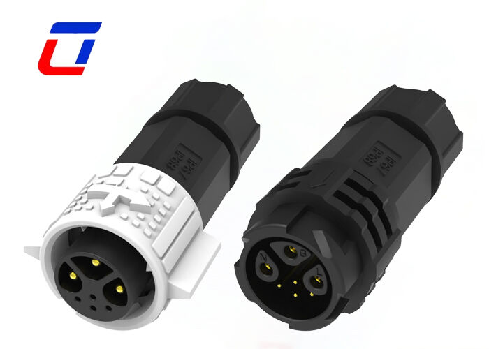 M19 Männlicher weiblicher Stecker 300V Außen 3+4 Pin Strom und Signalstecker