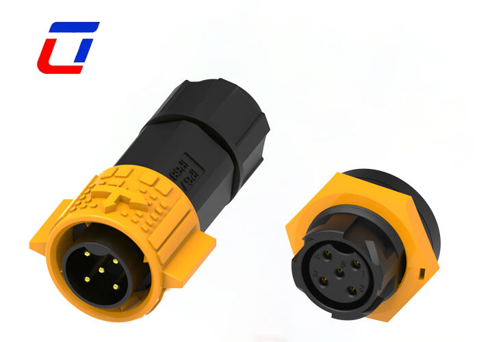 5-polige elektrische Stecker und Buchsen M19 Hochstrom Draht-zu-Platine-Steckverbinder