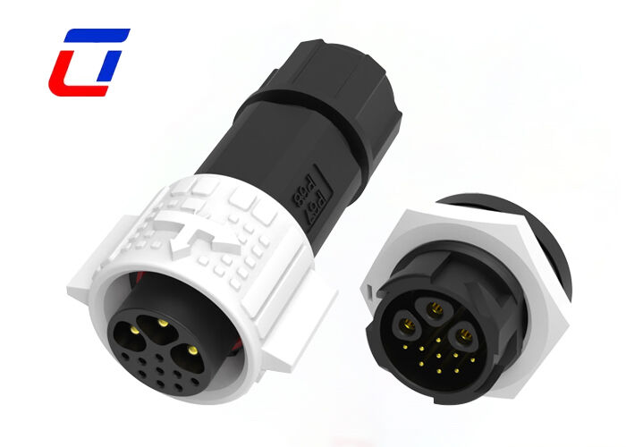 PA66 M19 3+9 Pin Signal- und Stromanschlüsse IP67 Kreisplattenanschluss