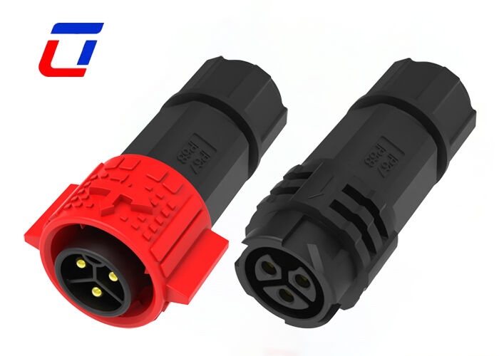 M19 Hochstrom DC 20A IP67 Sonnenanschlüsse 3-Pin-Schnellschließanschluss
