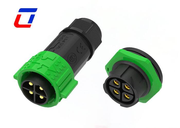 M25 600V 50A wasserdicht Gleichstromanschluss Kunststoff männliche weibliche Anschlüsse