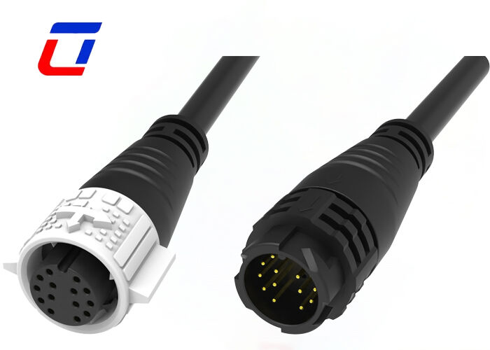 M19 14-Pin Wasserdichter Datensteckverbinder 300V ODM Schnellverriegelung CE-zertifiziert Stecker Buchse