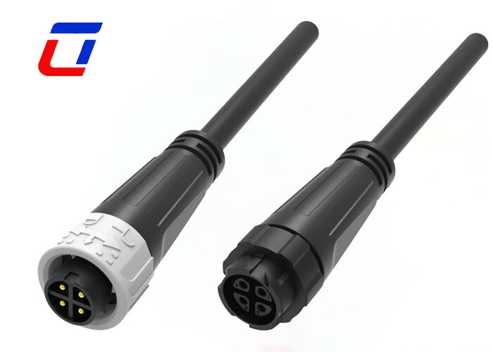 M16 Push Lock Elektrische Stecker Buchse Outdoor Wasserdichter Stecker 10A 4 Pin