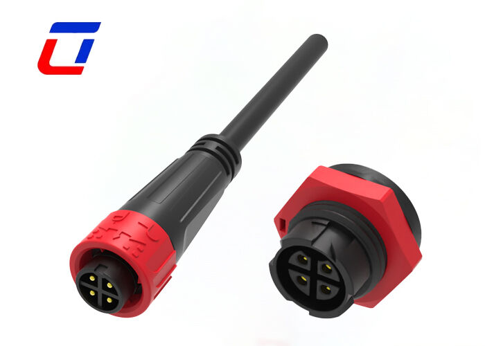 10A 300V M16 IP67 Waterproof Connector Wire To Board 300V Industrial Male Female Connector